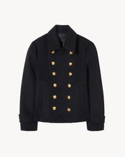 ORNELLA PEACOAT IN BLACK
