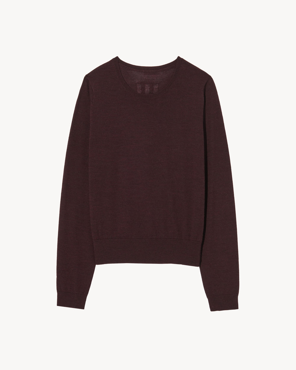 ORIANA SWEATER IN BURGUNDY