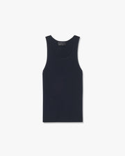 LOTTIE KNIT TANK IN DARK NAVY