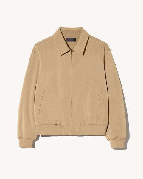 ジャケット・アウター louren twill no collar jacket beige PF25_MRTW_22113_W1596_DESMONDJ