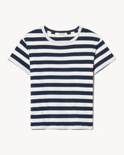 BRADY TEE IN DARK NAVY STRIPE