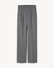 ALPHONSE WOOL PANT IN HEATHER GREY