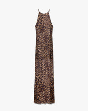 VESPER DRESS IN VINTAGE LEOPARD PRINT