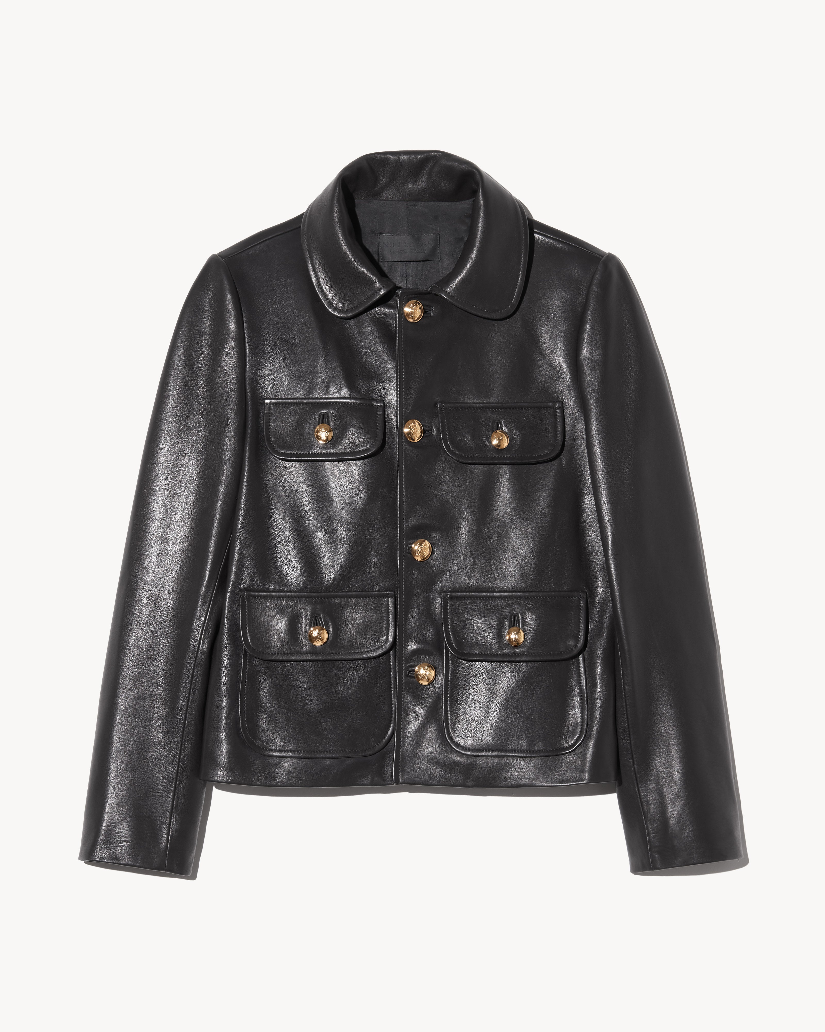 nili lotan CHAMONIX LEATHER JACKET BLACK Online Sale | Clothing