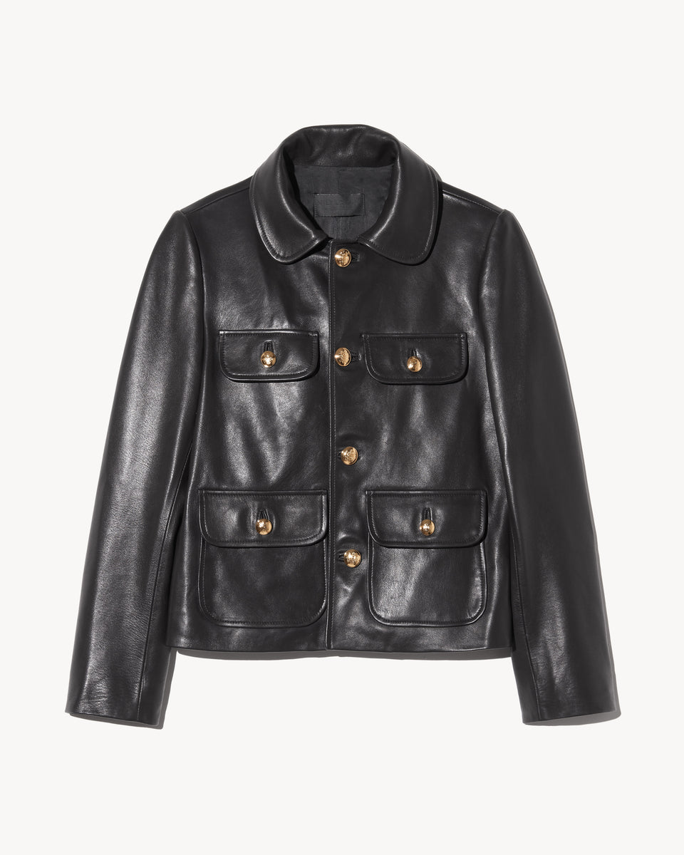 CHAMONIX LEATHER JACKET IN BLACK