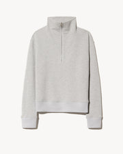 DIYA QUARTER ZIP SWEATSHIRT IN HEATHER GREY