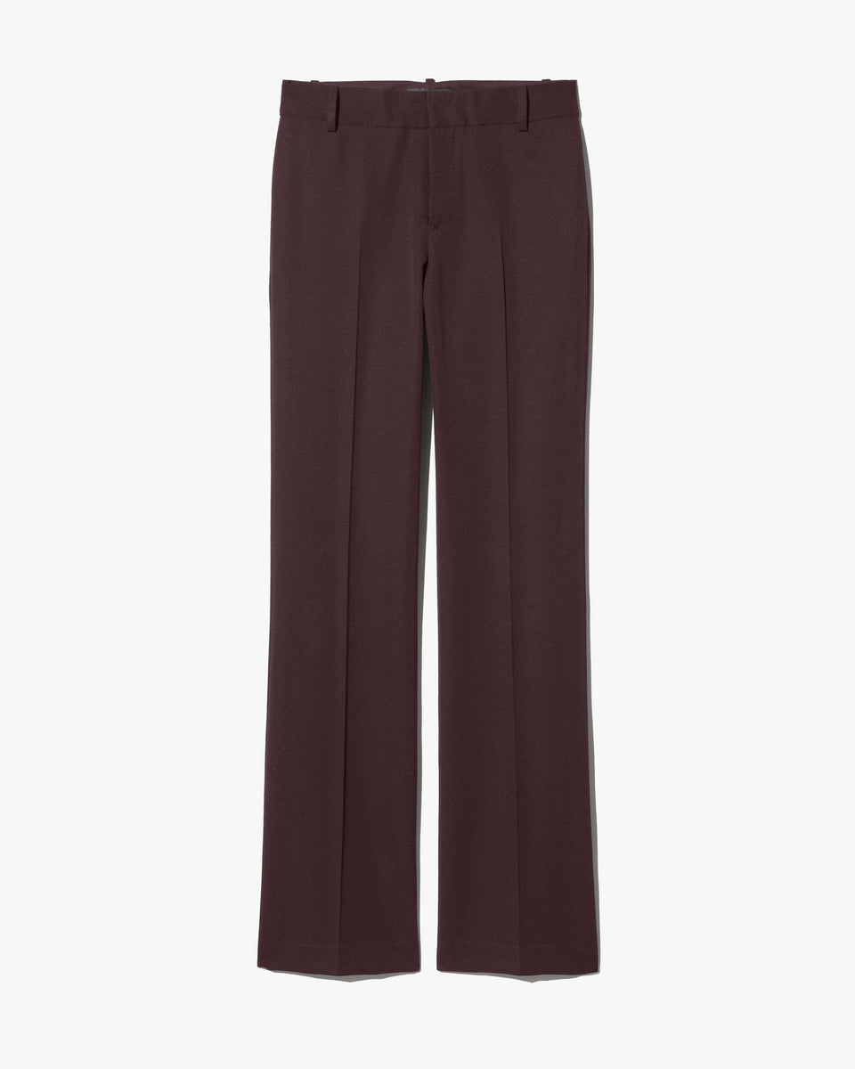 IVAN PANT IN OXBLOOD