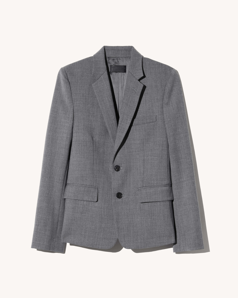 YSEE BLAZER IN HEATHER GREY