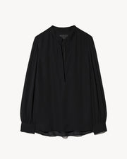 MONTAINE SILK BLOUSE IN BLACK