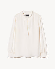 MONTAINE SILK BLOUSE IN IVORY