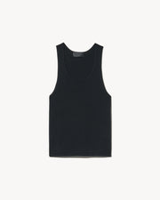 FONTAINE CASHMERE TANK IN BLACK