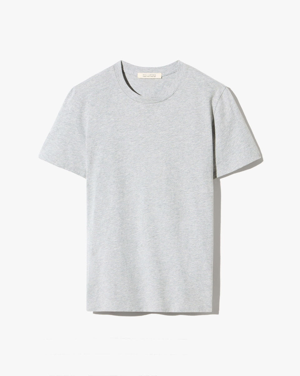 PIERRE T-SHIRT IN HEATHER GREY