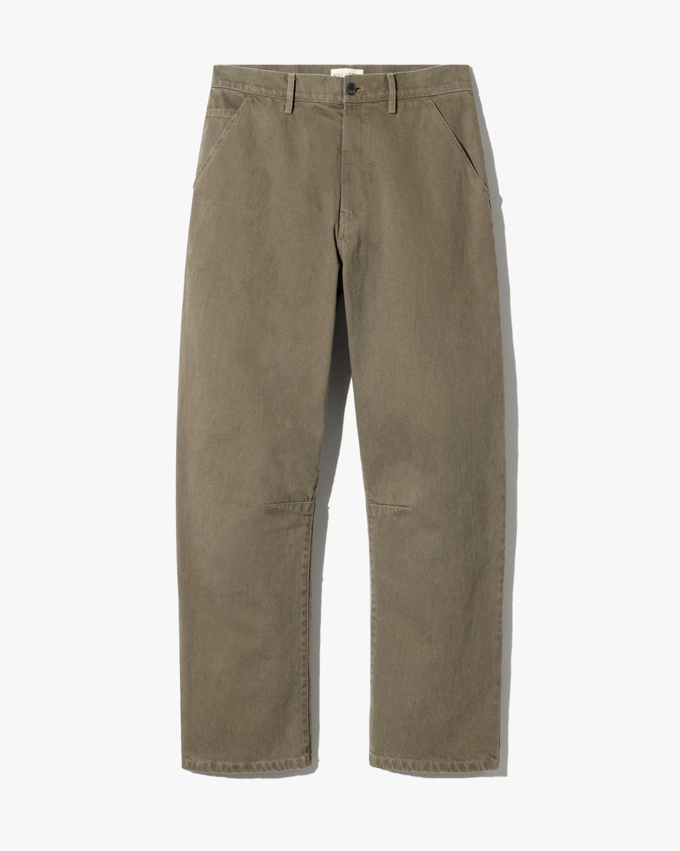 EMIR COTTON PANT IN TRUFFLE TAUPE