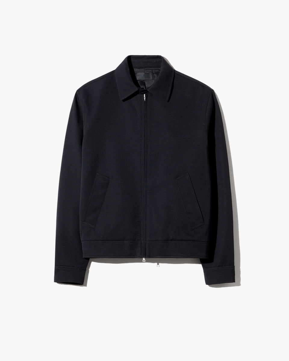 FITZROY WOOL JACKET IN BLACK
