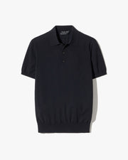 DONATO SWEATER POLO IN BLACK