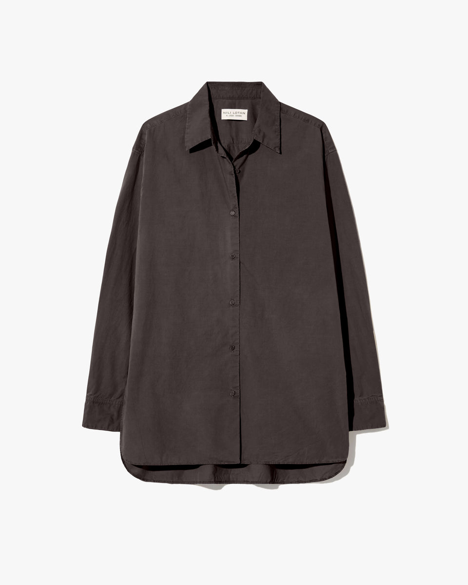 YORKE SHIRT IN DARK WALNUT