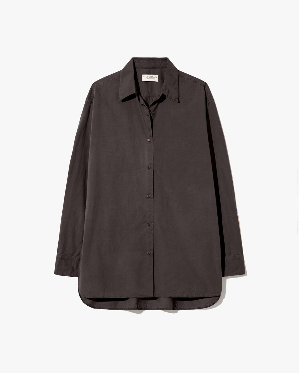 YORKE SHIRT IN DARK WALNUT