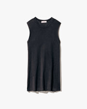 MUSCLE TEE IN CARBON