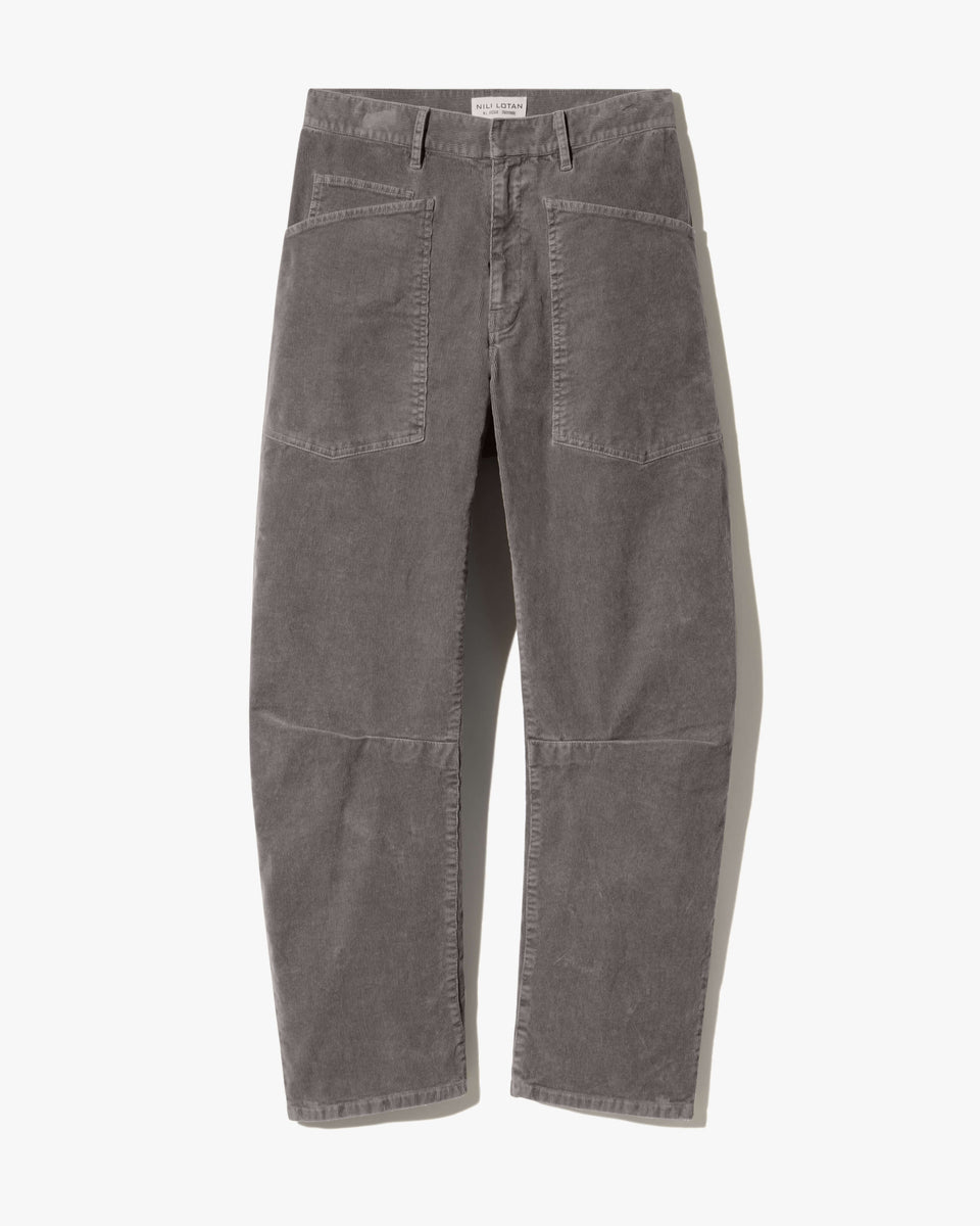 SHON CORDUROY PANT IN SAGE GREY
