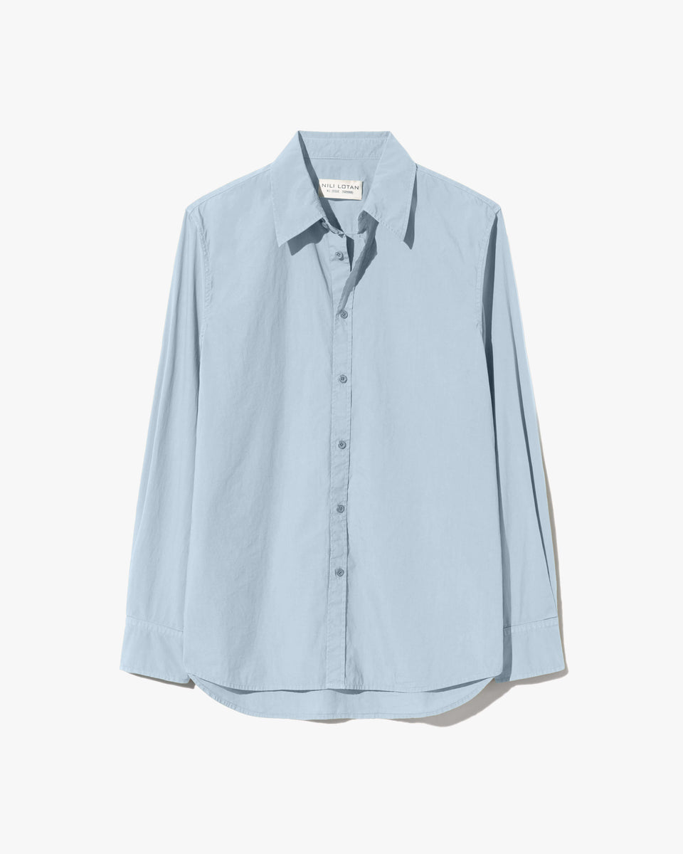 RAPHAEL CLASSIC SHIRT IN CAMBRIDGE BLUE