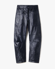 SHON LEATHER PANT IN MIDNIGHT