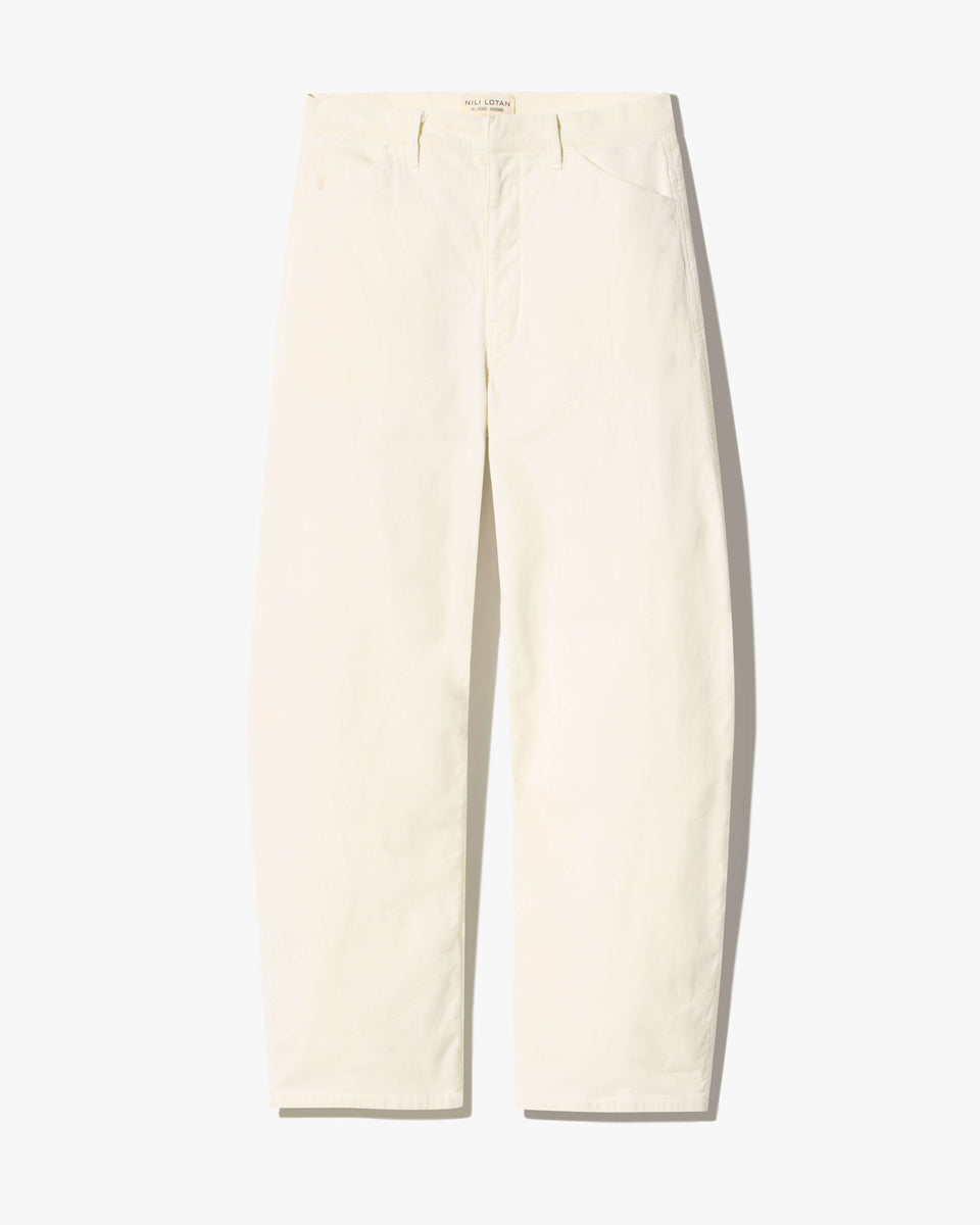 TRIBECA CORDUROY PANT IN STONE