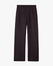 ETOILE WOOL PANT IN BROWN HERRINGBONE