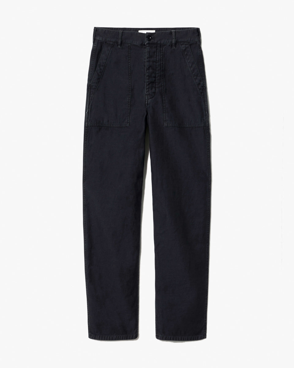 EARL COTTON PANT IN CARBON
