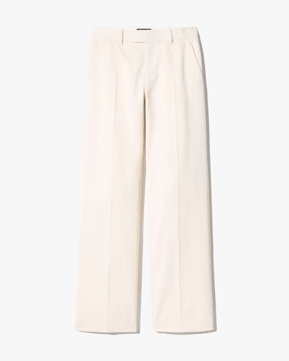 BETHANY WOOL PANT IN STONE