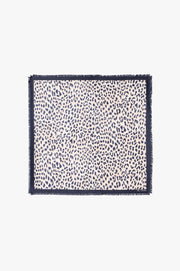 SAVANNA SILK TWILL SCARF IN CHEETAH PRINT