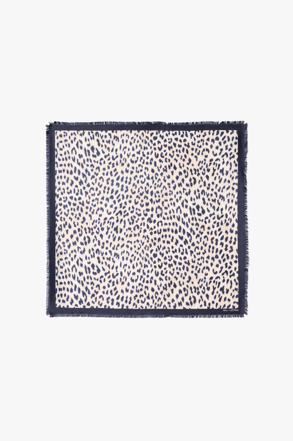 SAVANNA SILK TWILL SCARF IN CHEETAH PRINT