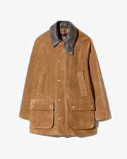 KEDEM SUEDE PARKA IN MARTORA