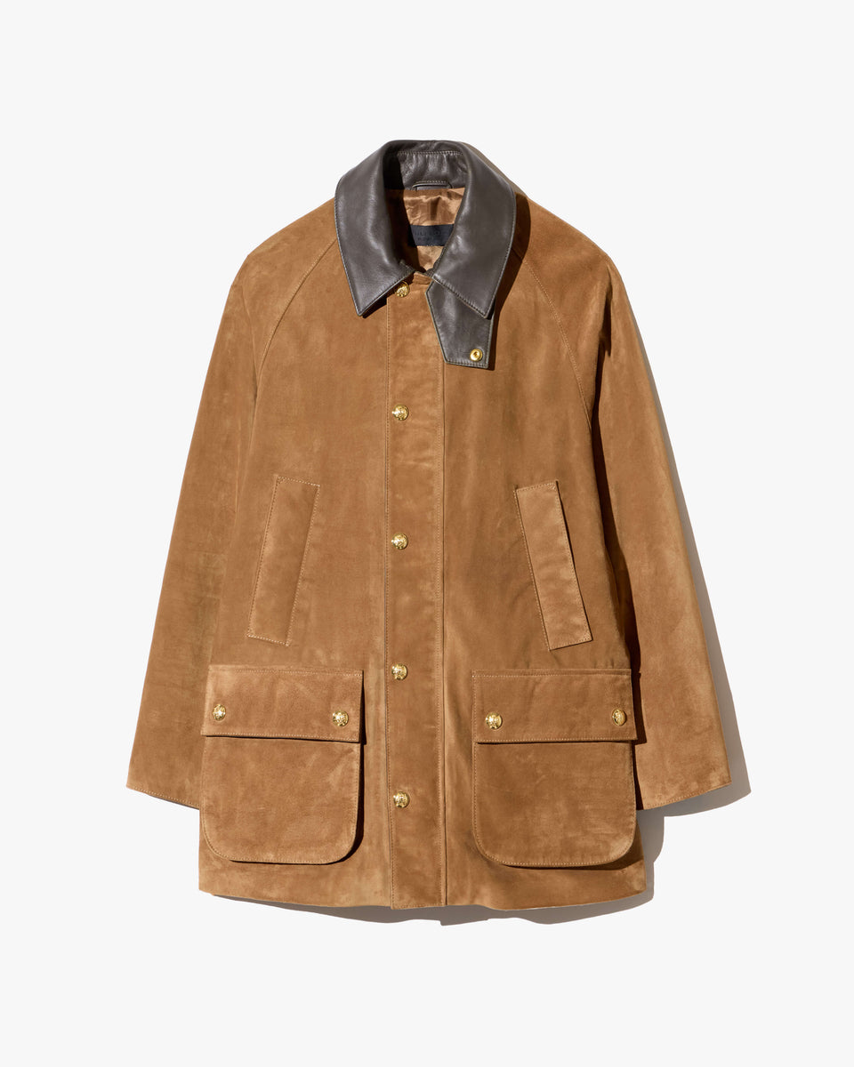 KEDEM SUEDE PARKA IN MARTORA