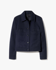 SUSANNAH WOOL JACKET IN MIDNIGHT