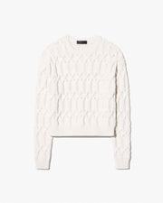 MIKLOS SWEATER IN WHITE