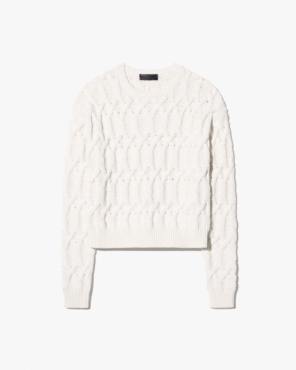 MIKLOS SWEATER IN WHITE