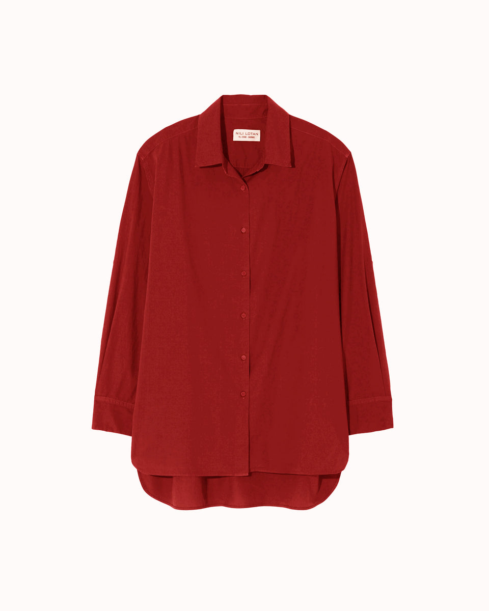 YORKE SHIRT IN CRIMSON RED