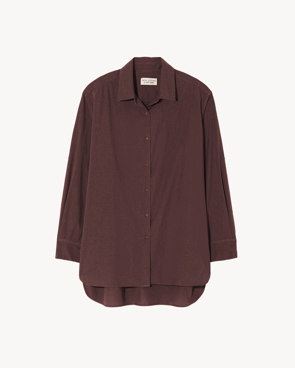 YORKE SHIRT IN MERLOT