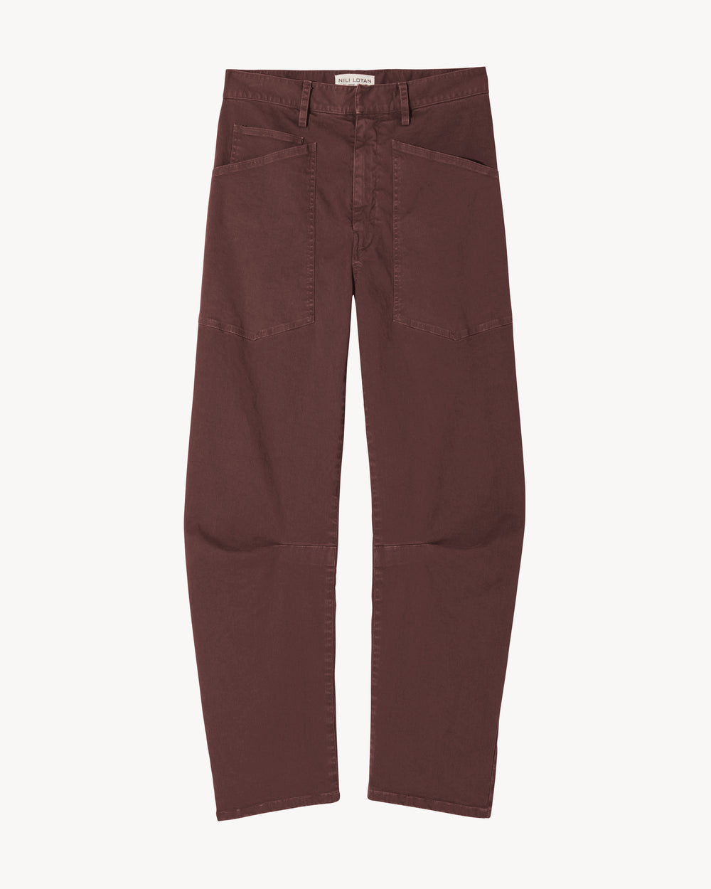 SHON PANT IN MERLOT