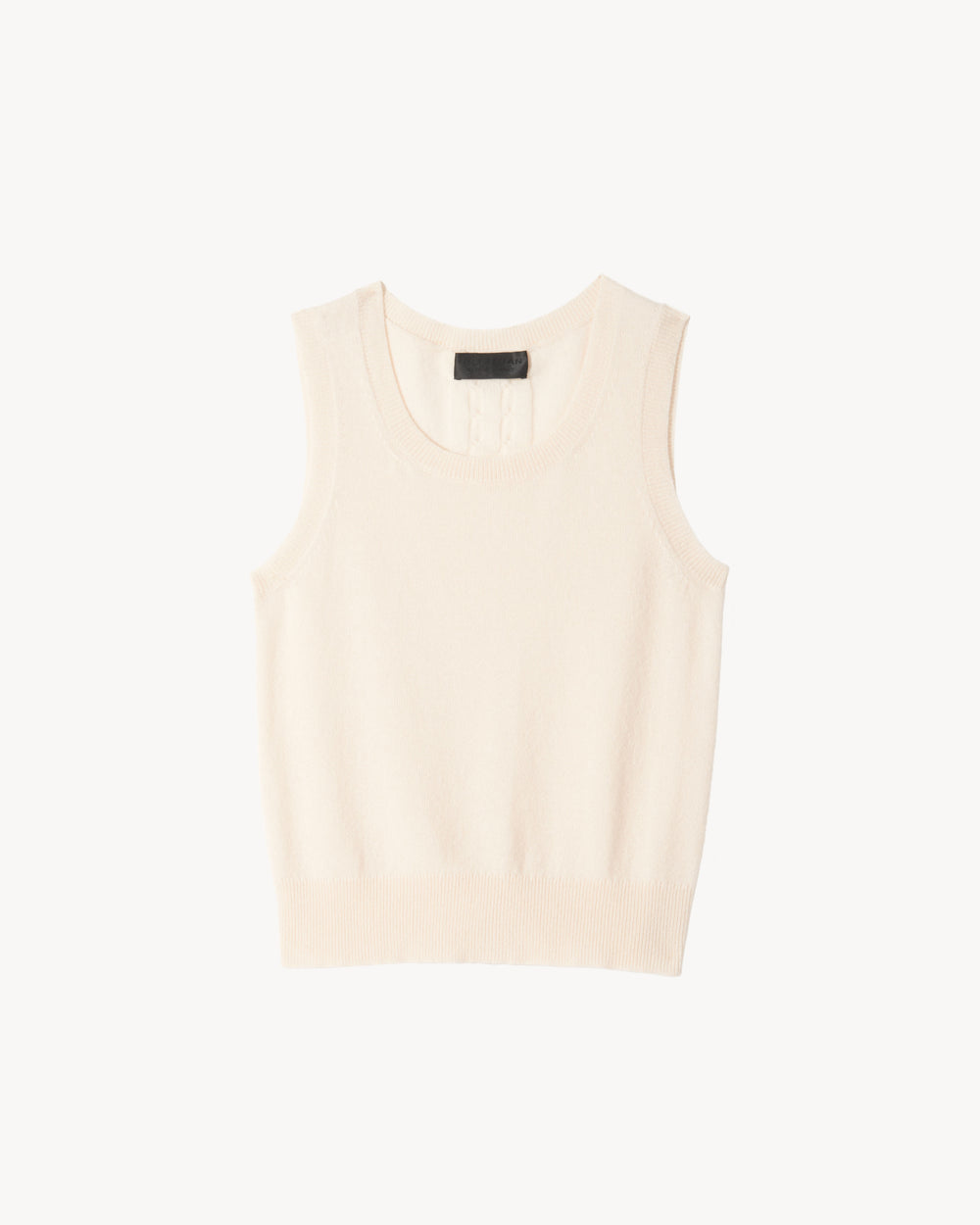 MAY CASHMERE TANK IN IVORY