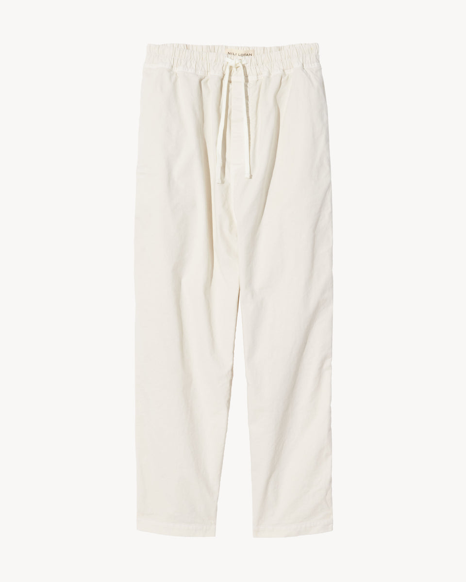 WALKER COTTON PANT IN STONE