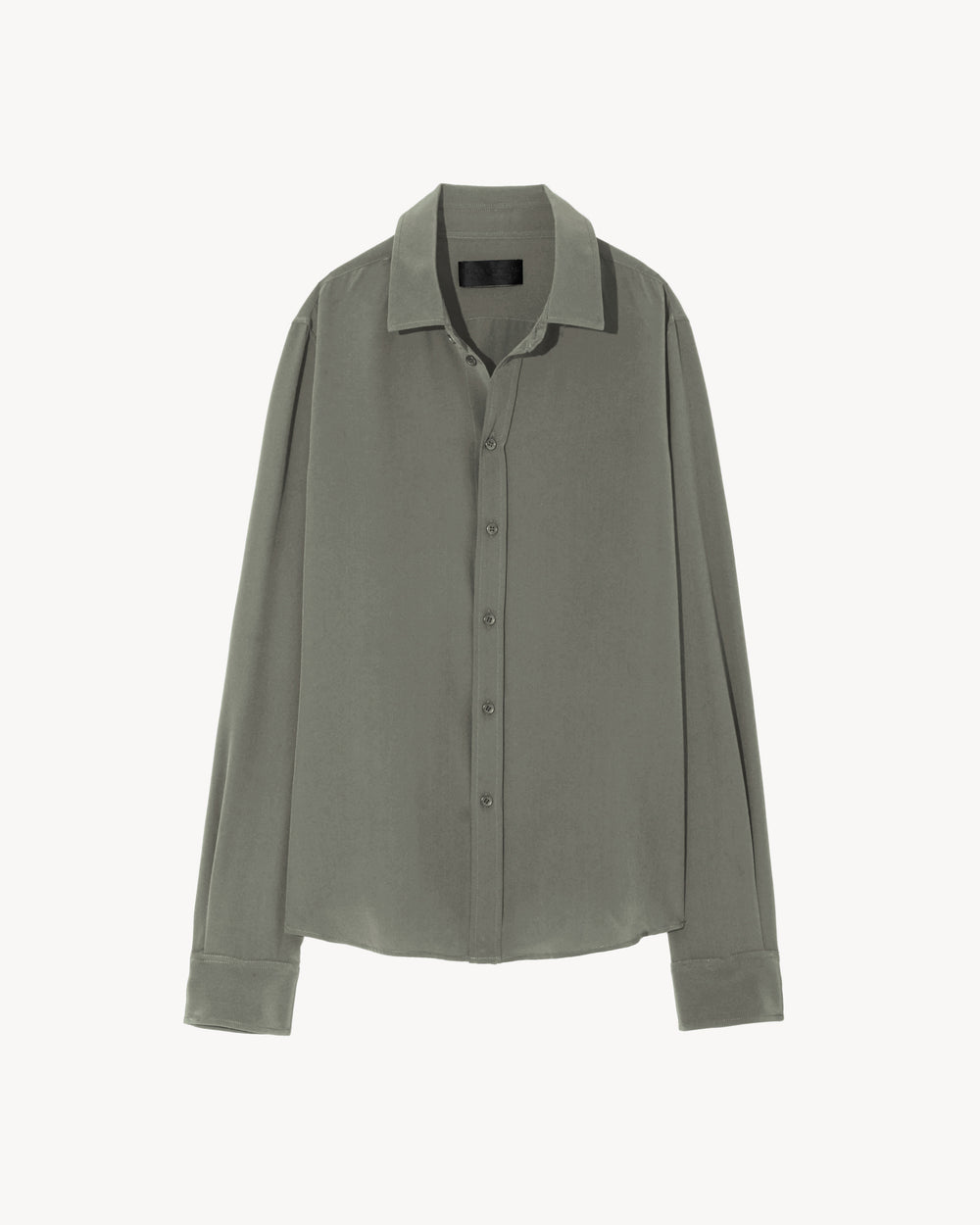 GAIA SILK SHIRT IN ADMIRAL GREEN