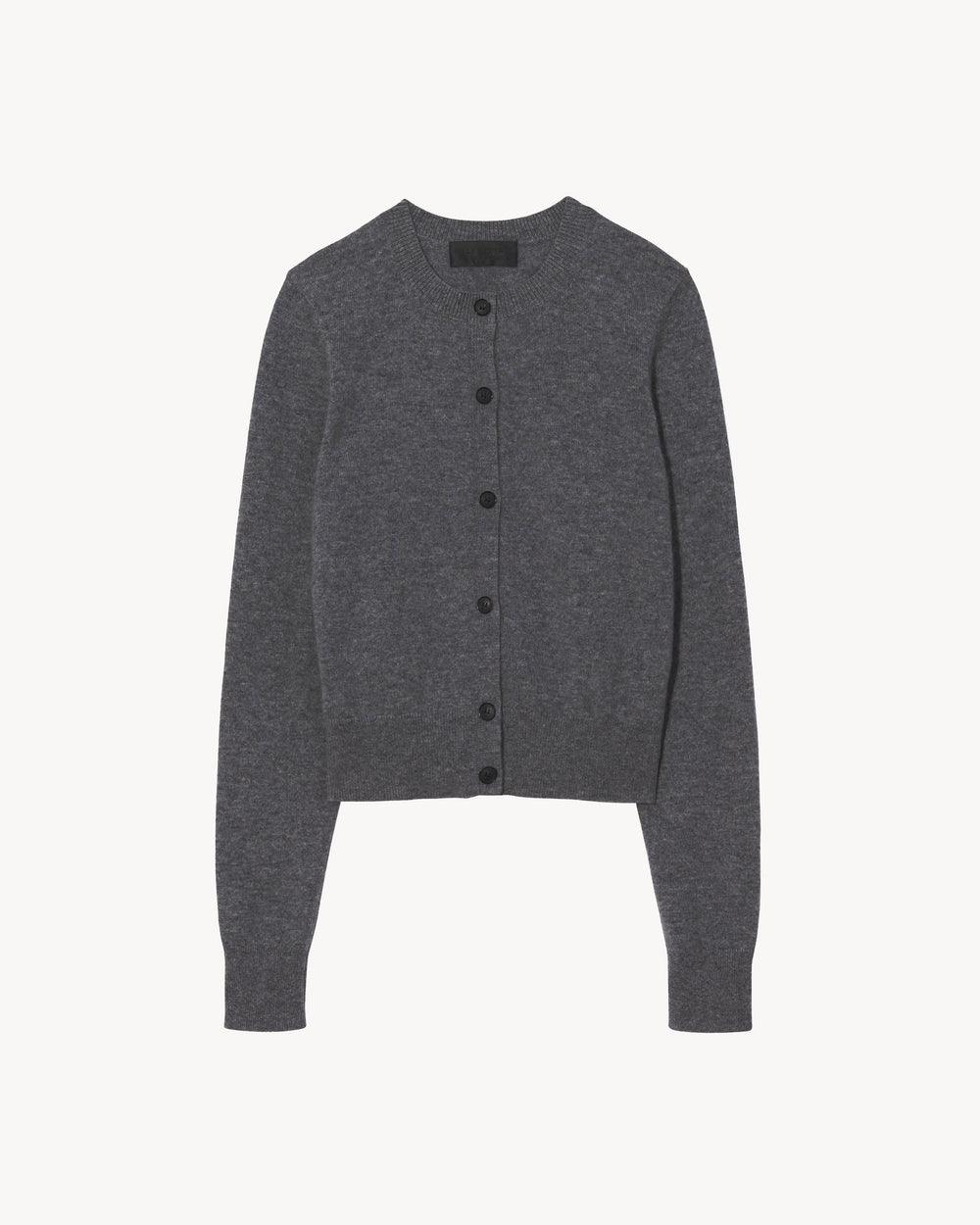 MARCH CASHMERE CARDIGAN IN CHARCOAL