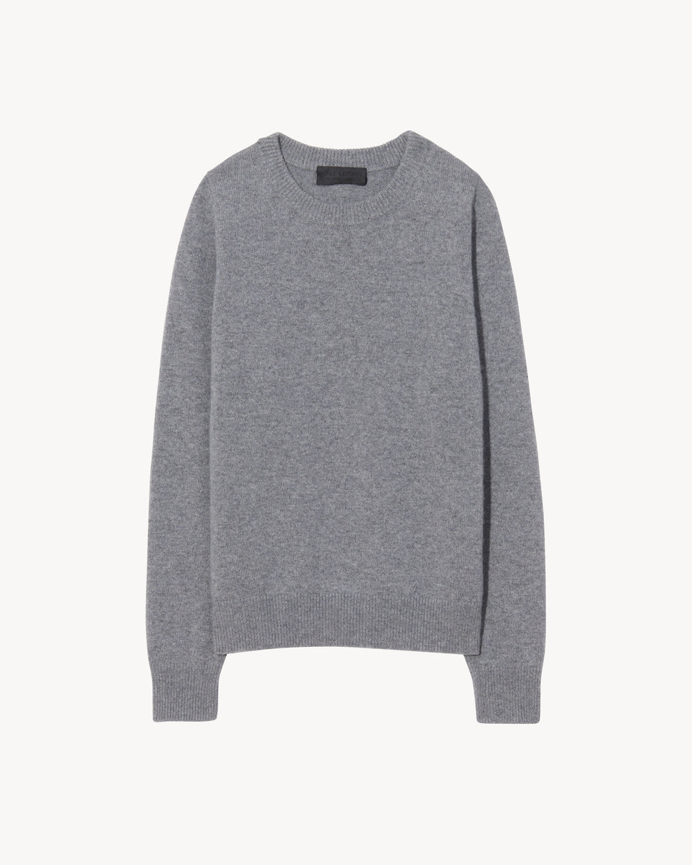 NORA CASHMERE SWEATER IN MEDIUM GREY MELANGE