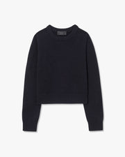 POPPY CASHMERE SWEATER IN DARK NAVY