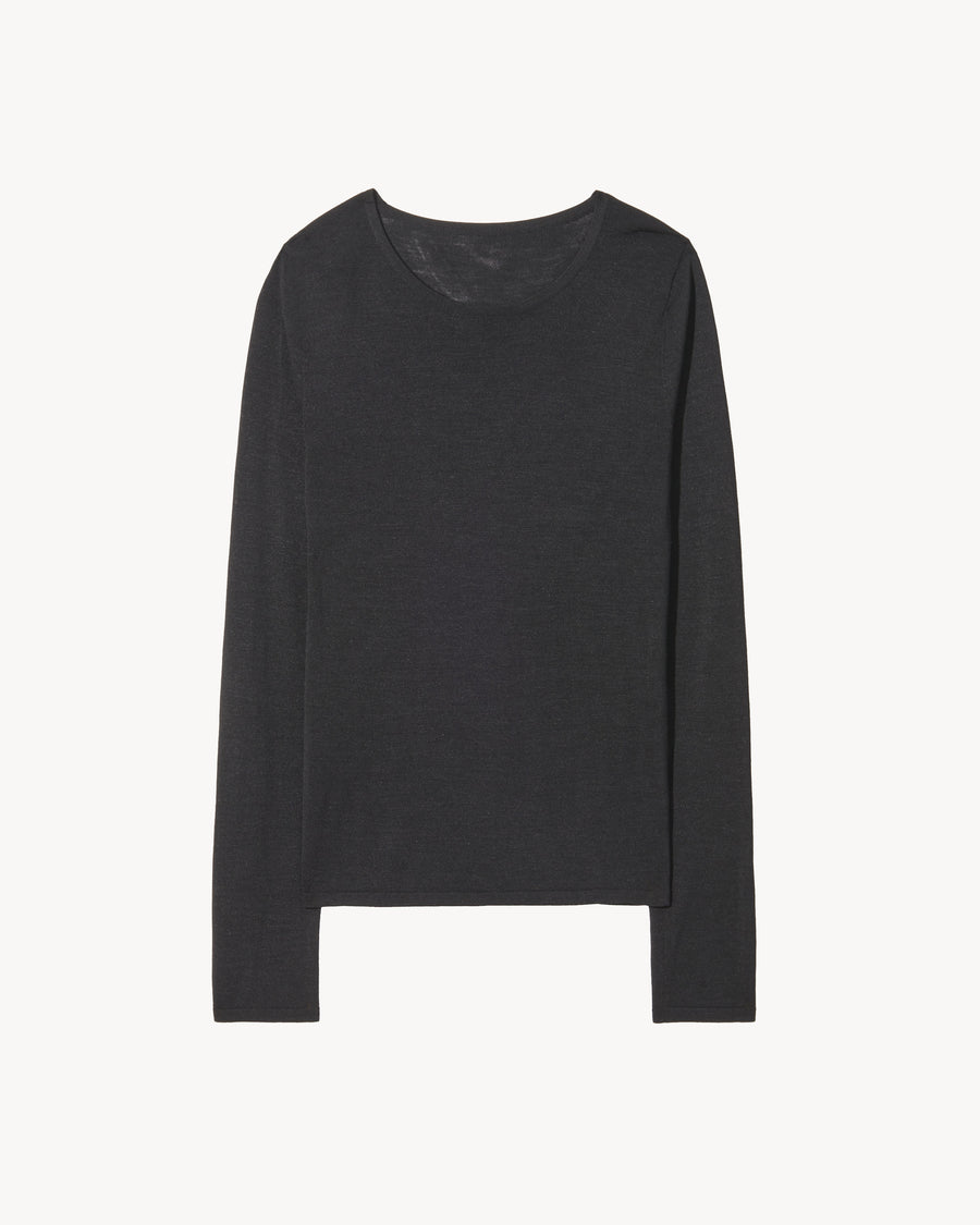 Nili Lotan silk long-sleeve shirt - Grey