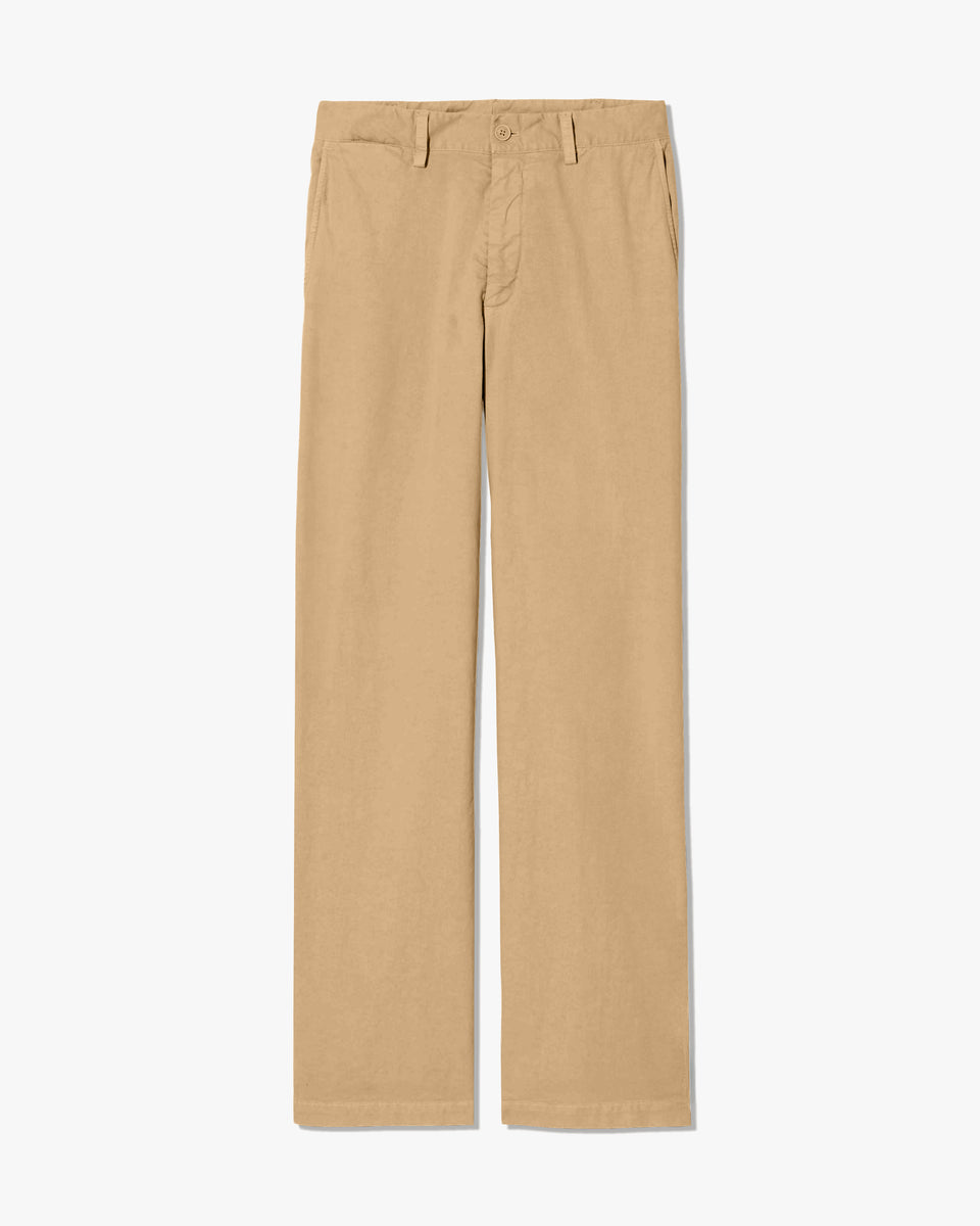 CARSEN COTTON PANT IN ROCK KHAKI