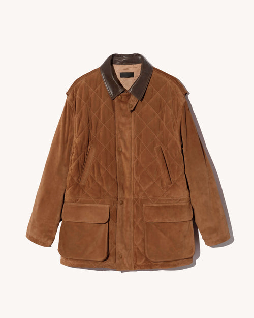 SLANE LEATHER PARKA IN MARTORA