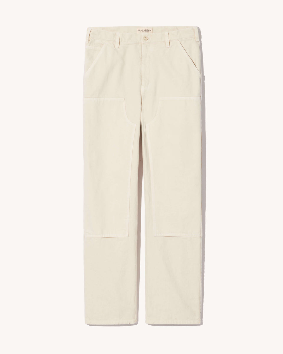 MILLER COTTON PANT IN STONE