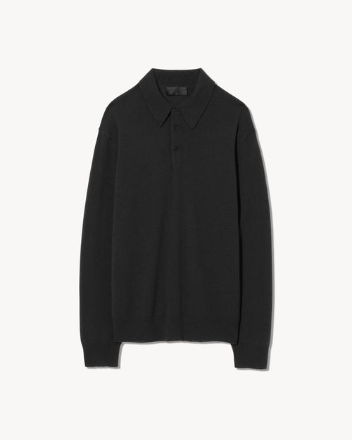 JOVAN CASHMERE POLO IN BLACK